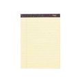 Tops Business Forms Tops® Docket Gold Legal Pad, 8-1/2" x 11", Wide Ruled, Canary, 50 Sheets/Pad, 6 Pads/Pack 63956